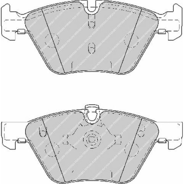 FERODO FDB1773 Fren Balatası Ön Bmw 1 E81 E87 E88 Bmw 3 E90 E91 E92 E93 Bmw 5 F10 F11 Bmw 5 E60 E61 