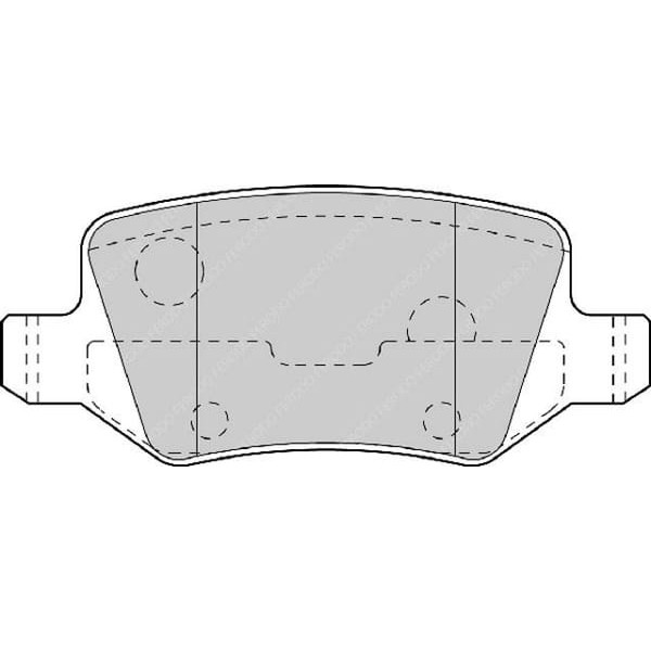 FERODO FDB1782 Fren Balatası Arka A Serisi A150 A160 A170 A180 A200 W169 A Serisi A160 A190 A210 W16