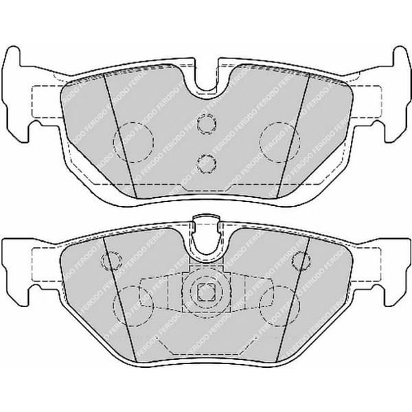 FERODO FDB1807 Fren Balatası Arka Bmw 1 E81 E82 E87 E88 Bmw 3 E90 E91 E92 E93 Bmw X1 E84 S Drıve X D 