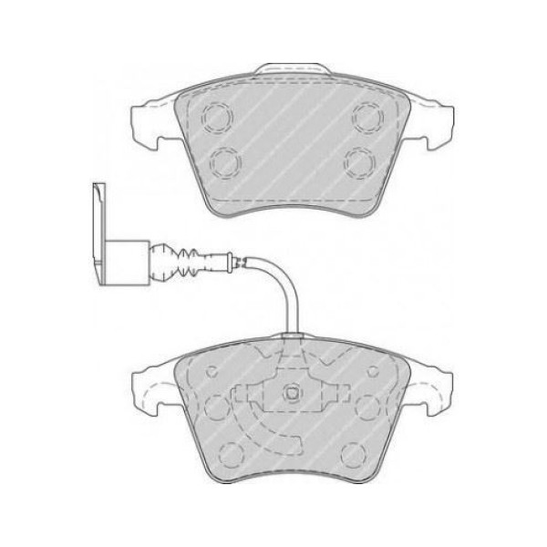 FERODO FDB1826 Fren Balatası Ön Touareg 7L 02- 