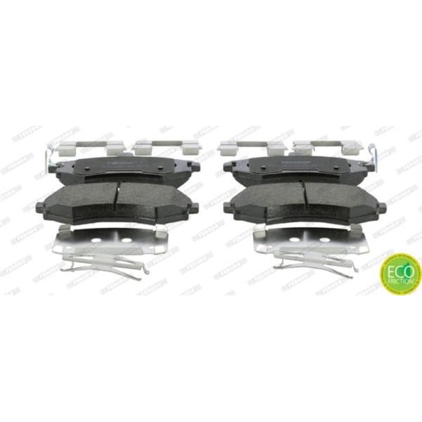 FERODO FDB1840 Ön Balata Elantra 1,6-1,8-2,0CRDI 00-Matrıx 1,5CRDI-1,6-1,8 01- Fişli 