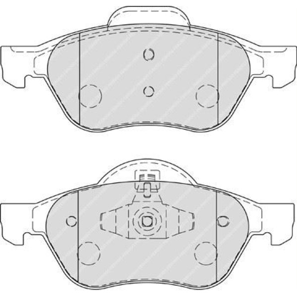 FERODO FDB1866 Fren Balatası Ön Megane II 05- Scenic II 05- Geniş Tıp