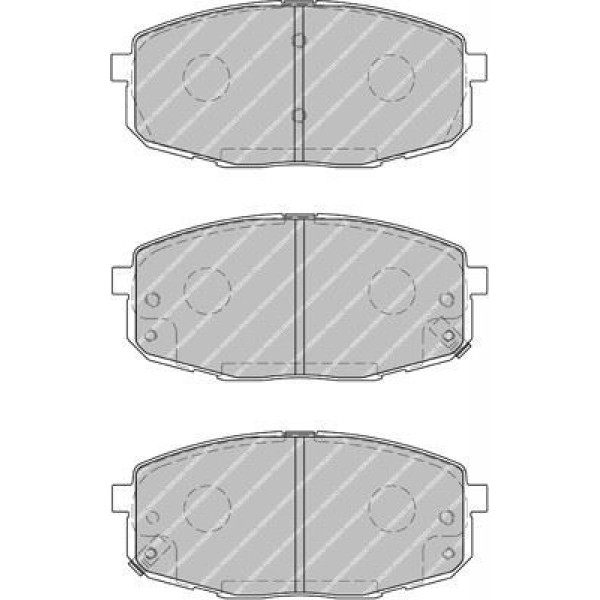 FERODO FDB1869 Fren Balatası Ön Carens 02- 