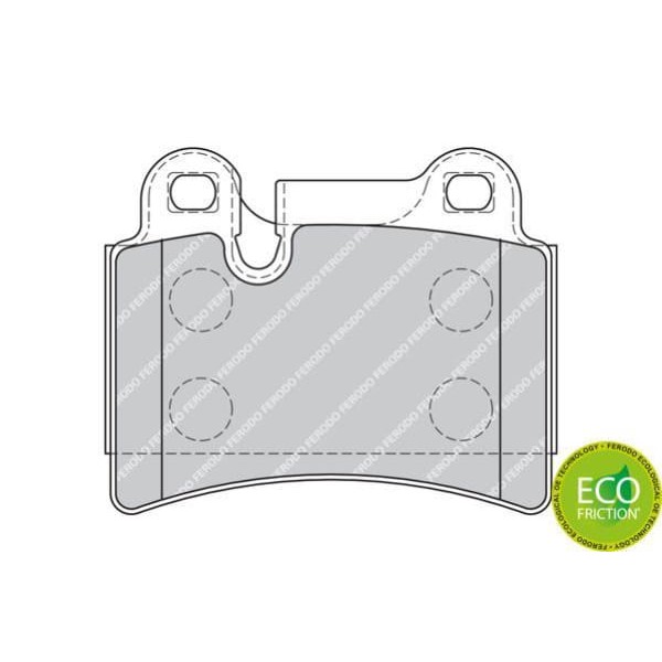 FERODO FDB1878 Fren Balatası Arka Touareg 7L 02- 