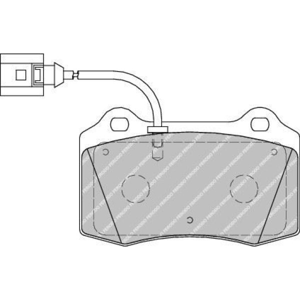 FERODO FDB1896 Fren Balatası Ön Fişli Ibiza IV Leon 02-06 1.8T
