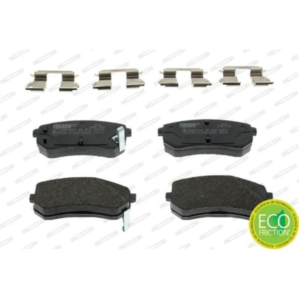 FERODO FDB1902 Ön Fren Balatası Hyundai I10 1.1 1.1CRDI 07- Kia Picanto 1.0 1.1 04- 