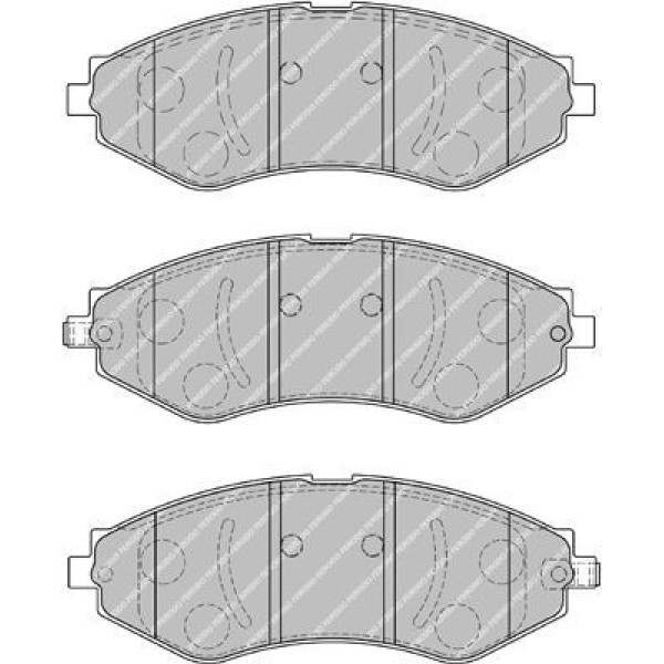 FERODO FDB1905 Fren Balatası Ön Lacetti 04- / Nubira 00- 