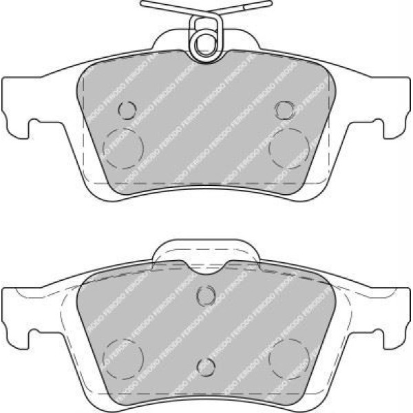 FERODO FDB1931 Fren Balatası Arka Laguna II 01- Laguna III 07- Latitude 11- Espace 02- / 508 10- / C 