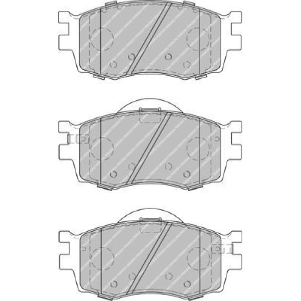 FERODO FDB1955 Fren Balatası Ön Accent Era 07-11 İ20 09- / Rio II 05- 