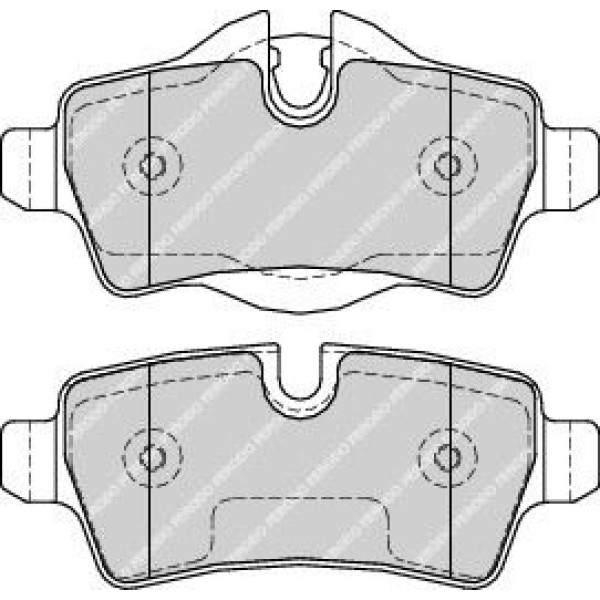 FERODO FDB1975 Fren Balatası Arka Clubman R55 R56 R50 R53 Clubvan R55 Convertıble R57 Cooper S R56 C 