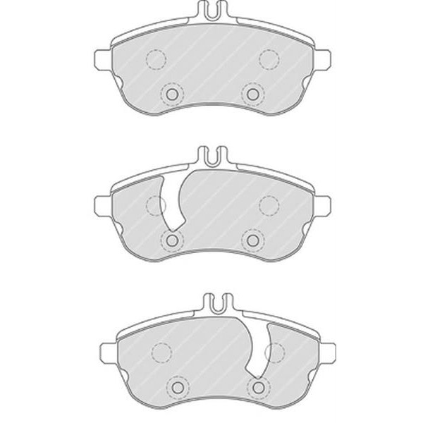 FERODO FDB1978 Fren Balatası Ön E Serisi W212 E200 E200Cgı S212 E200 E220 R172 Slk200 S204 C Serisi 