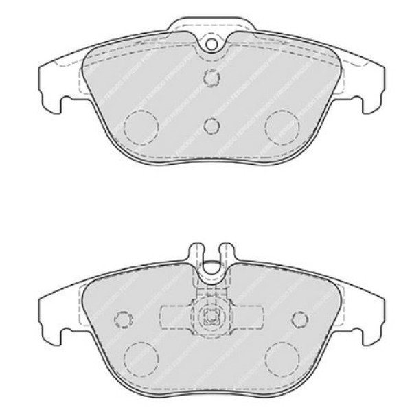 FERODO FDB1980 Fren Balatası Arka E Serisi W212 E200 E220 E Serisi 207 Serisi E200 E220 E250 E350 E5
