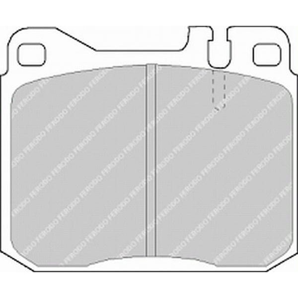 FERODO FDB243 Ön Fren Balatası C-Class W123 C123 S123 W126 C126 R107 C107