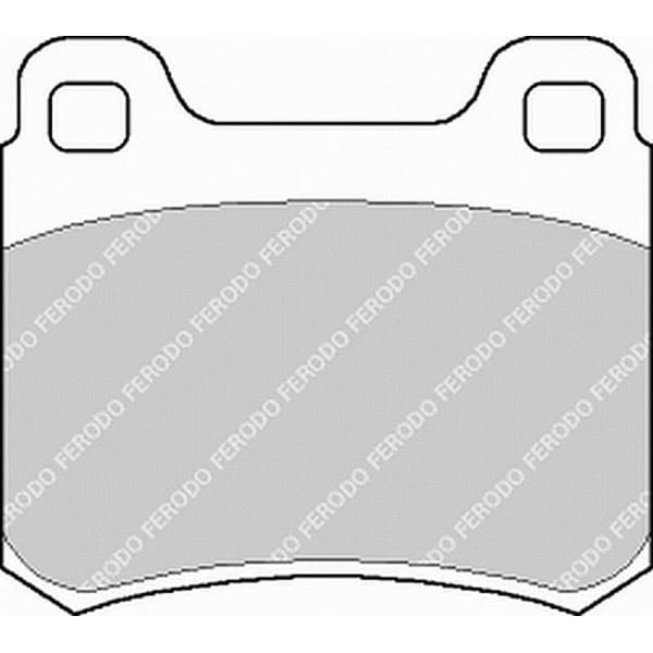 FERODO FDB328 Fren Balatası Arka W201 190 W201 82-93 13.50Mm 