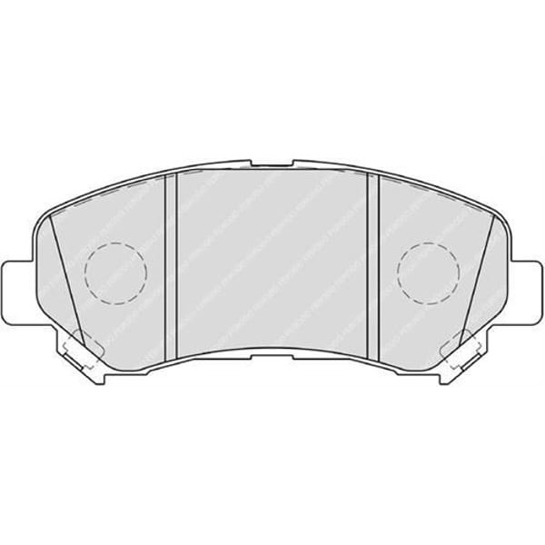FERODO FDB4051 Fren Balatası Ön Koleos 08- / Qashqai 07-12 X-Traıl 07-13