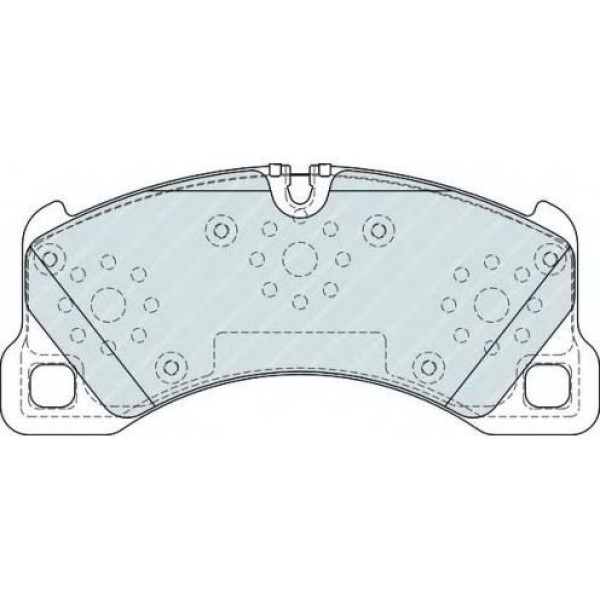 FERODO FDB4064 Fren Balatası Ön Touareg 7P 10- / Cayenne 10- Macan 14- Panamera 09- 