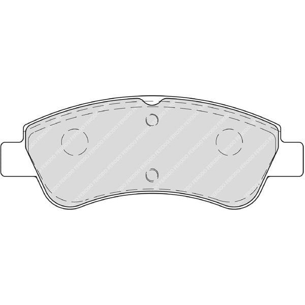 FERODO FDB4066 Fren Balatası Ön Ducato 06- Arka / 207 06- 208 12- 301 12- 307 00- 1007 05- 2008 13-