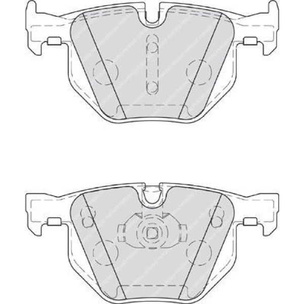 FERODO FDB4067 Fren Balatası Arka Bmw X5 E70 07- 