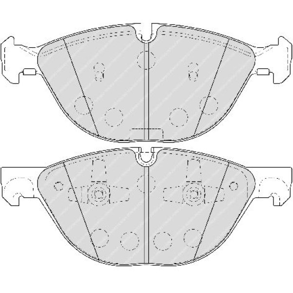 FERODO FDB4079 Fren Balatası Ön Bmw X5 E70 Bmw X6 E71