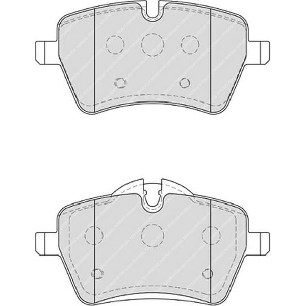 FERODO FDB4080 Fren Balatası Ön Clubman R55 Convertıble S R57 Cooper S R56 Countryman Dx Sd One R60 