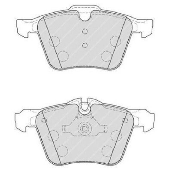 FERODO FDB4108 Fren Balatası Ön S-Max 06- Galaxy 06- / Xf 08- Xj 09- Xk 06- / S60 10- S80 06- V70 06 