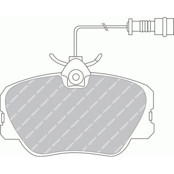 FERODO FDB415 Fren Balatası Ön Mercedes W124 W201 