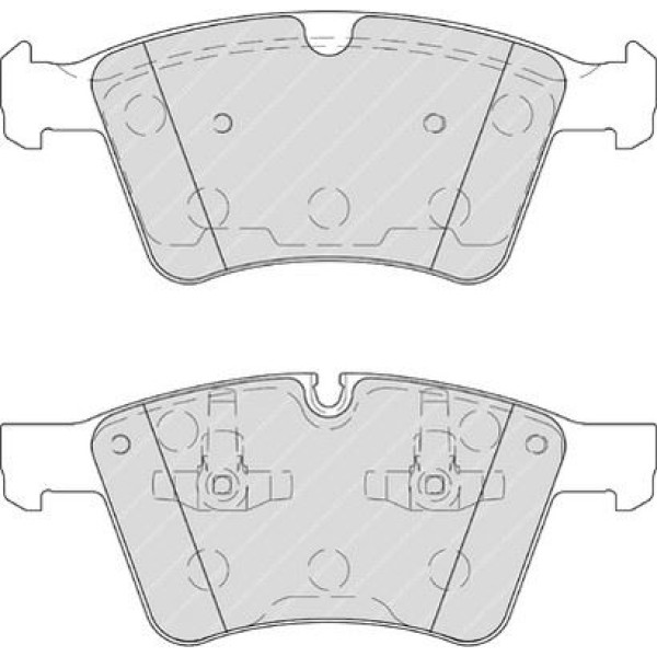 FERODO FDB4189 Fren Balatası Ön M Serisi W164 Ml500 R Serisi W251 R500 X164 Gl Serisi Gl320 Gl350 Gl 