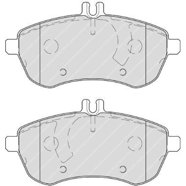 FERODO FDB4199 Fren Balatası Ön E Serisi W212 E200 E200Cgı S212 E200 E220 R172 Slk200 S204 C Serisi