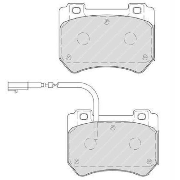 FERODO FDB4206 Fren Balatası Ön 159 05- Spıder 06- Brera 05- 