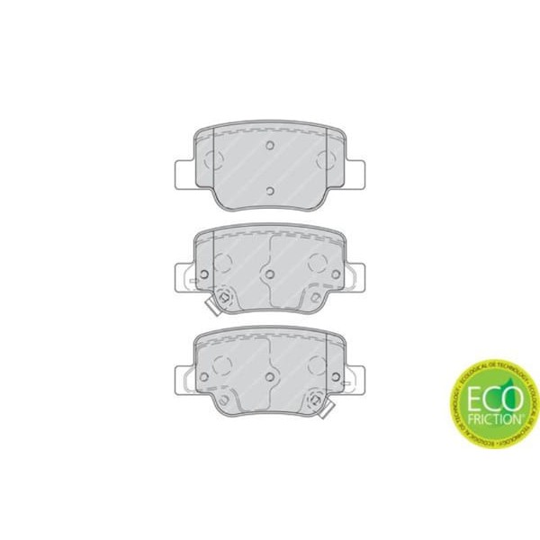 FERODO FDB4275 Fren Balatası Arka Verso 10-13 