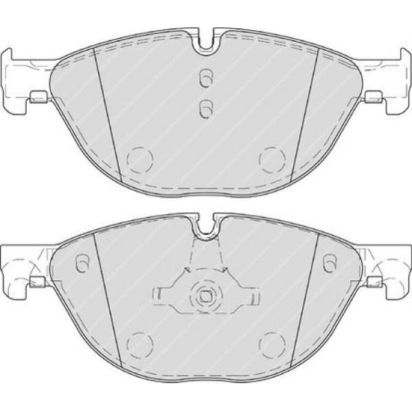 FERODO FDB4285 Fren Balatası Ön Bmw 5 F10 F11 Bmw 6 F12 F13 F06 Bmw 7 F01 F02 