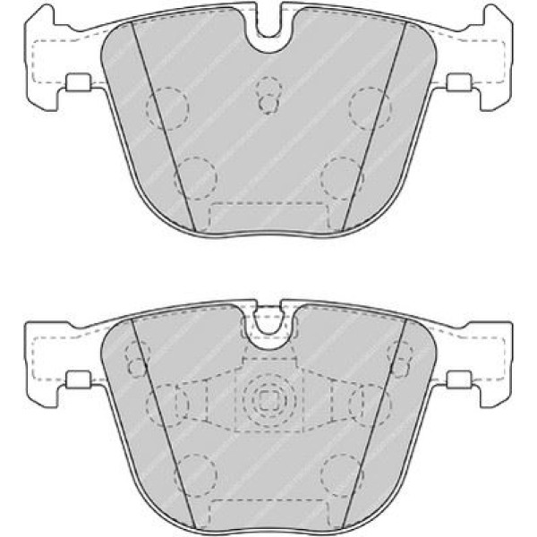 FERODO FDB4286 Fren Balatası Arka Bmw 5 F07Gt 10- Bmw 7 F01 F02 F03 F04 09- 