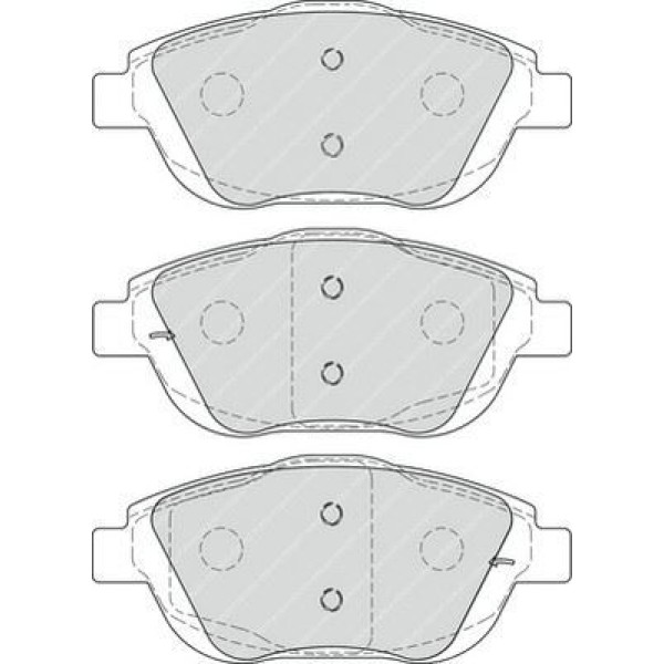 FERODO FDB4288 Fren Balatası Ön 2008 13- / C3 09- C3 Picasso 09- Ds3 10- 