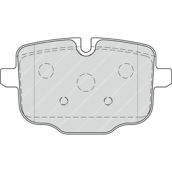 FERODO FDB4381 Fren Balatası Arka Bmw 5 F10 F11 Bmw 6 F12 F13 F06 M5 F10 F18 M6 F12 F13 F06