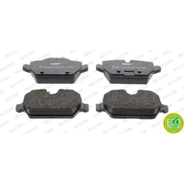 FERODO FDB4383 Arka Fren Balatası Bmw 1 Serisi E87 116I 118D 120I 04- U:95.4Mm Y:51.5Mm K:17Mm 