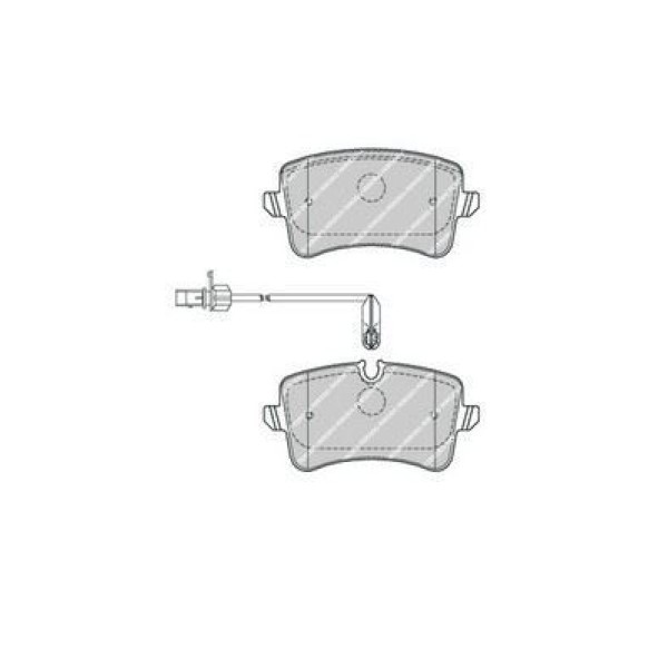 FERODO FDB4410 Fren Balatası Arka A6 11- A7 10- A8 10- 