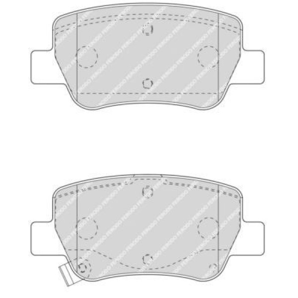 FERODO FDB4411 Fren Balatası Arka Avensis 08-12 