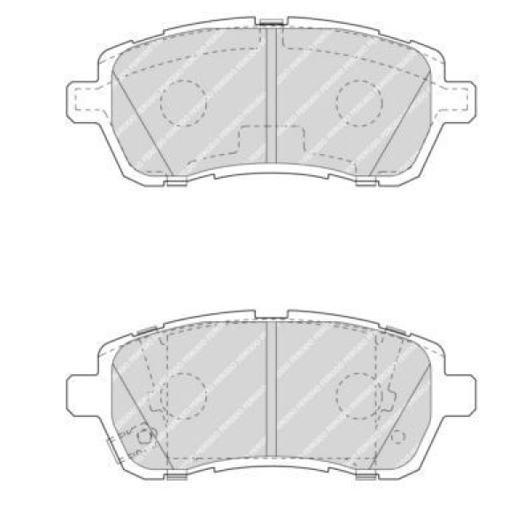 FERODO FDB4426 Fren Balatası Ön Fiesta VI 08- / Mazda 2 07- / Justy 07- / Materıa 06- Sırıon 04- / S 