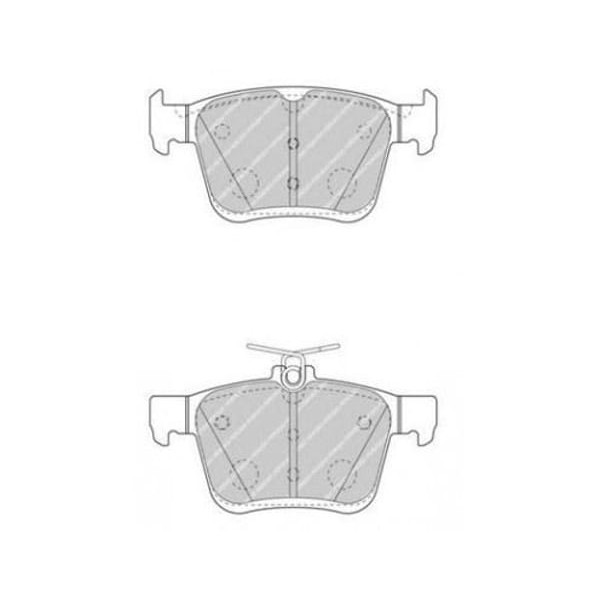 FERODO FDB4434 Fren Balatası Arka Golf Vıı 14- Passat B8 14- Tiguan II 16- Touran III 15- / A3 12- T 
