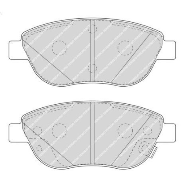 FERODO FDB4458 Fren Balatası Ön 500 L 12- / Corsa D 06- 