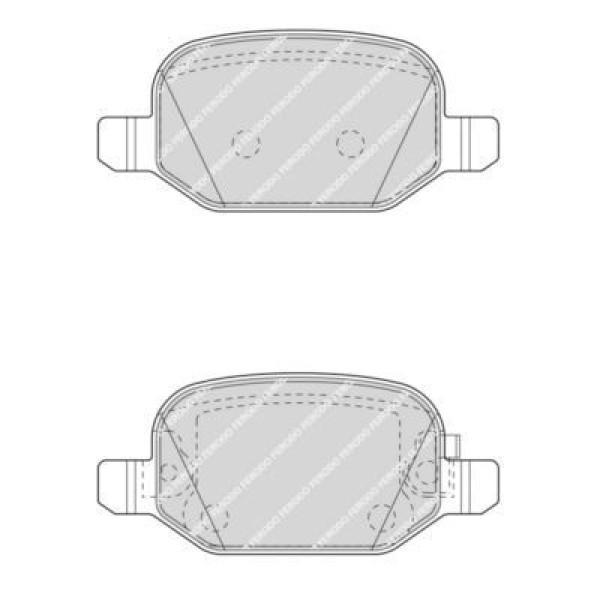 FERODO FDB4459 Fren Balatası Arka 500 L 12- 