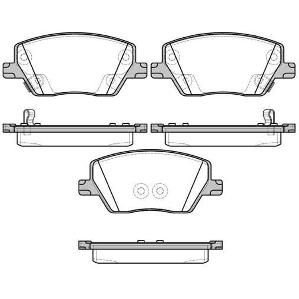 FERODO FDB4799W Fren Balatası Ön Fiat Egea 1.3 1.4 1.6 1.6D