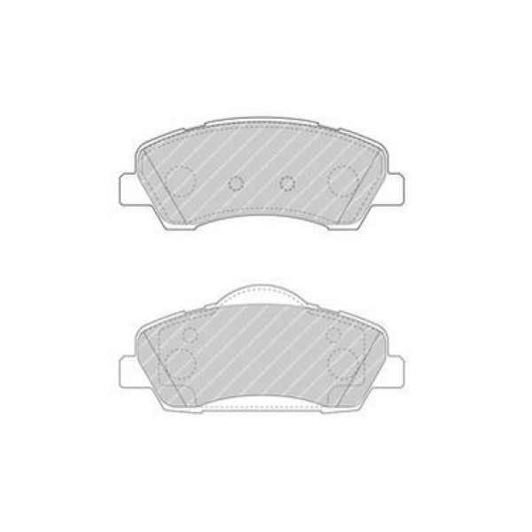 FERODO FDB4823 Fren Balatası Ön Citroen C-Elysee 1.2 Vtı 1.6 Vtı 1.6 HDI 12- 301 1.2 Vtı 1.6 Vtı 1.6 