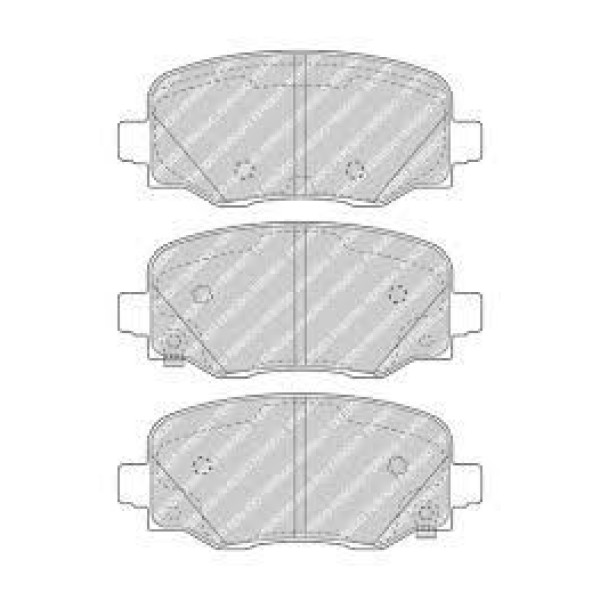 FERODO FDB4925 Arka Balata 500×14-Jeep Renegade 14-