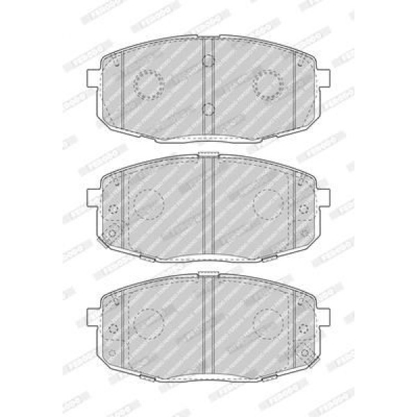 FERODO FDB5038 Ön Balata Hyundai Kona 17-