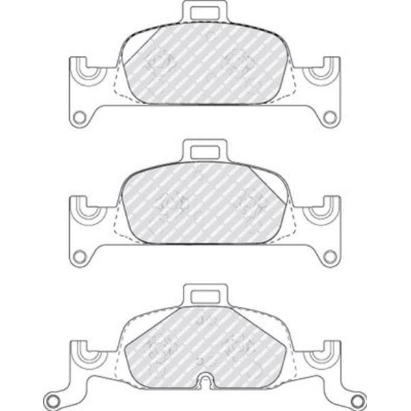 FERODO FDB5101 Fren Balatası Ön Audi A6 3.0 (2019-\U003E)