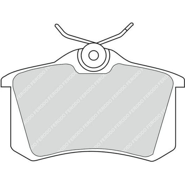 FERODO FDB541W Fren Balatası Arka 207 06- 208 12- 405 2008 13- / Golf III 91- Golf II 83- Jetta II 8