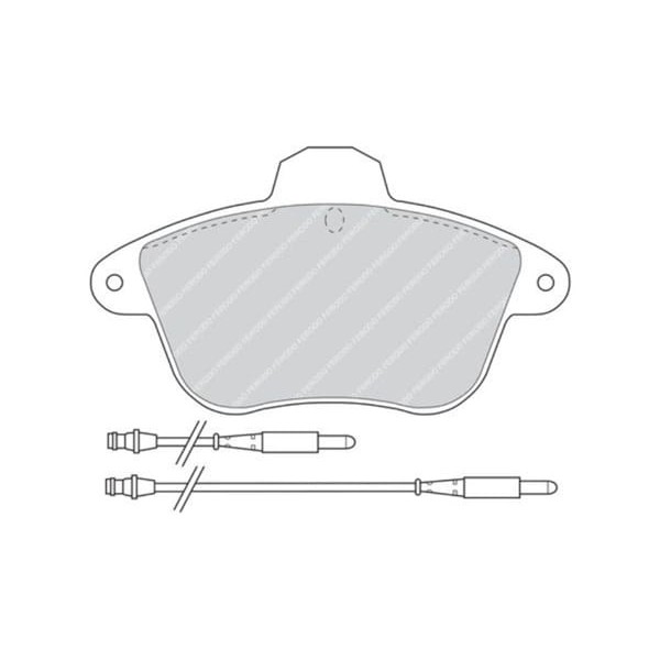 FERODO FDB742 Fren Balatası On