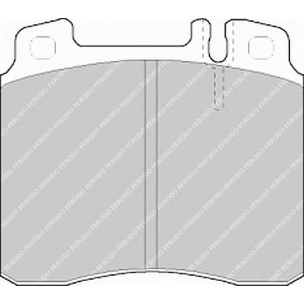 FERODO FDB800 Fren Balatası Ön C140 Cl Serisi Cl420 Cl500 Cl600 W140 300 400 500 600 W140 S Serisi S