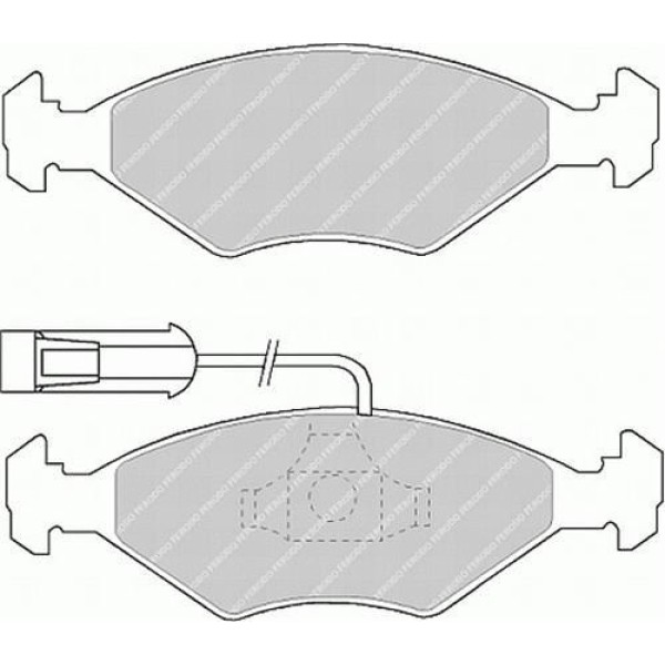 FERODO FDB912 Fren Balatası Ön Palio 1.4 Siena 